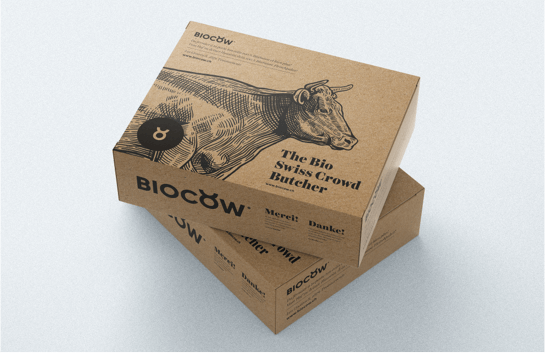 Webshop, Branding for Biocow