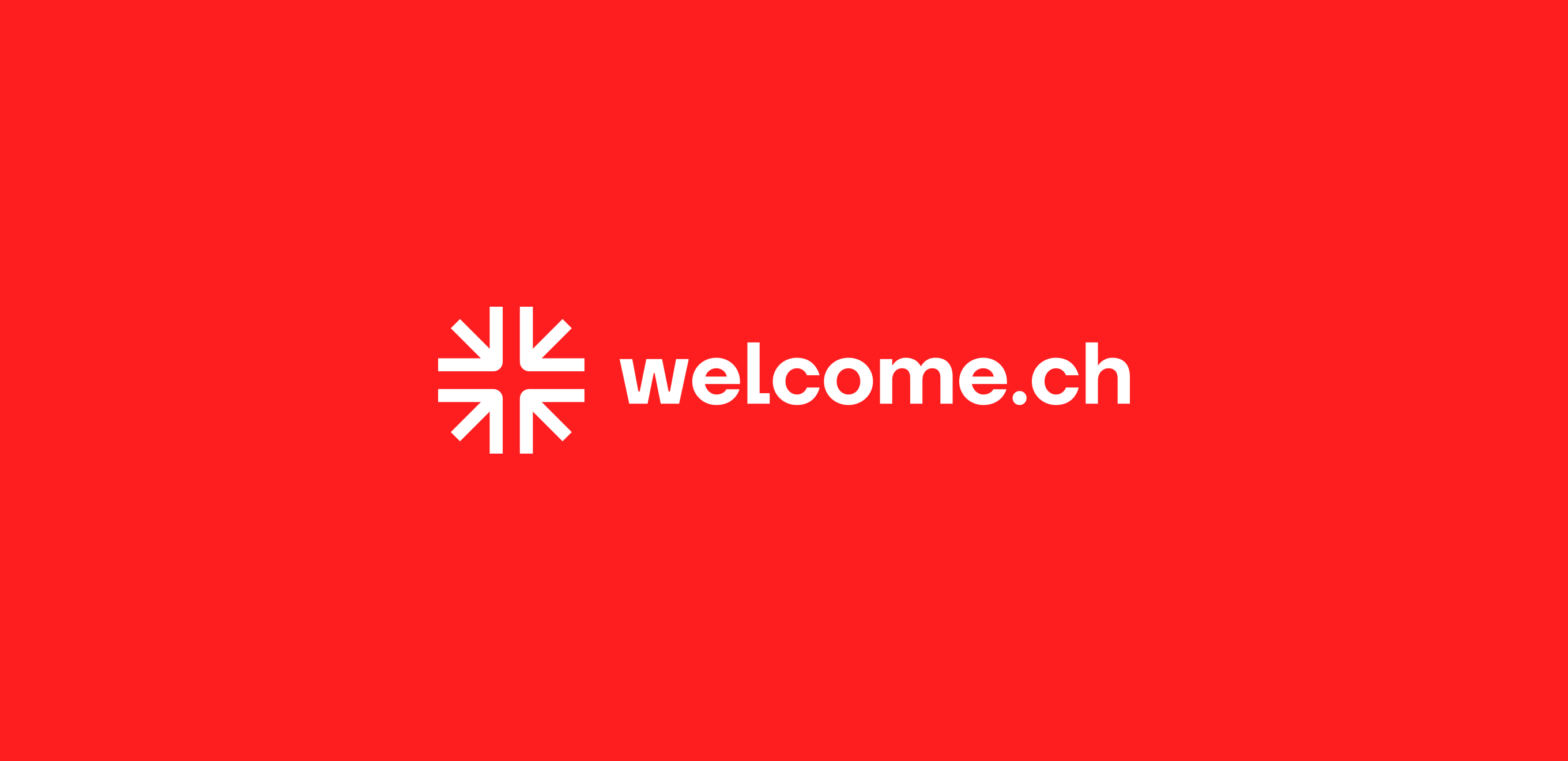 Branding and identity for Welcome CH
