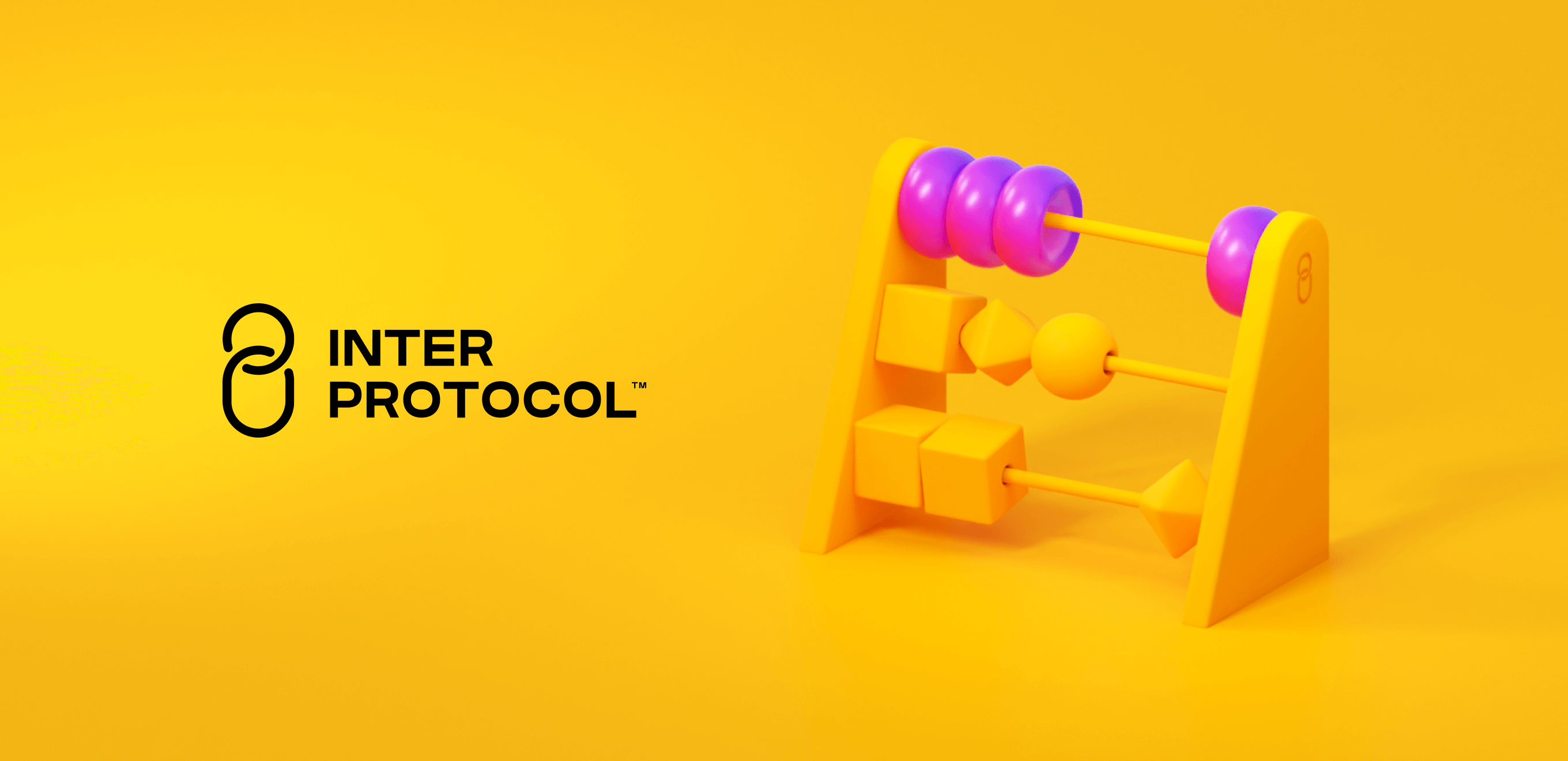 Branding identity, 3D animation for Inter Protocol